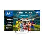 Smart TV 55" Haier H55Q80FUX (QLED, 4K, Google TV, HDMI 2.1, Dolby Vision/Atmos (+ El Corte Inglés)