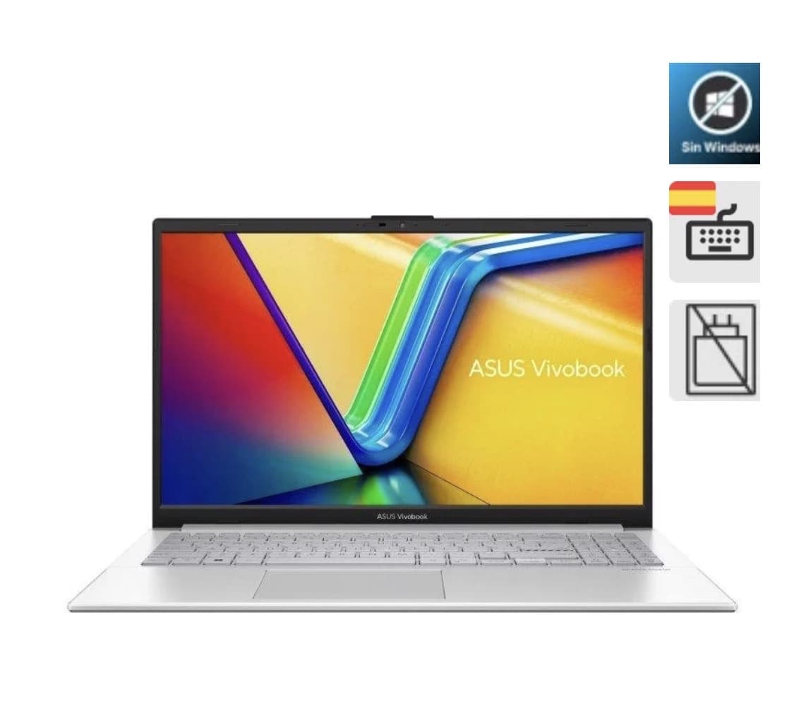 Portátil Asus Vivobook Go 15 E1504FA-BQ4442 15.6" AMD Ryzen 5 40 8GB 512GB SSD Radeon 610M Sin Sistema Operativo