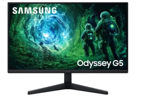 Samsung Odyssey G5 G53F 27" (Monitor gaming Quad HD 2K, panel IPS, 200Hz, HDR10, FreeSync Premium,)