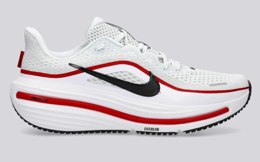 Nike Winflo 12 - Zapatillas Running Hombre - Color: Blanco con lineas Rojas