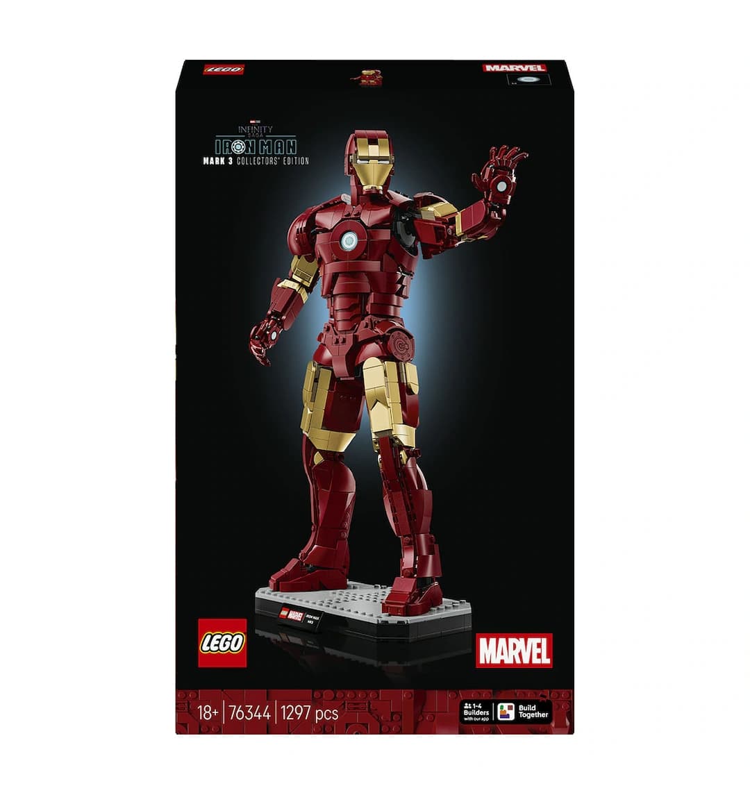 Juego de construcción Iron Man Mark 3: Edición para Coleccionistas LEGO Super Heroes Marvel - 76344 (recogida gratis en tienda)