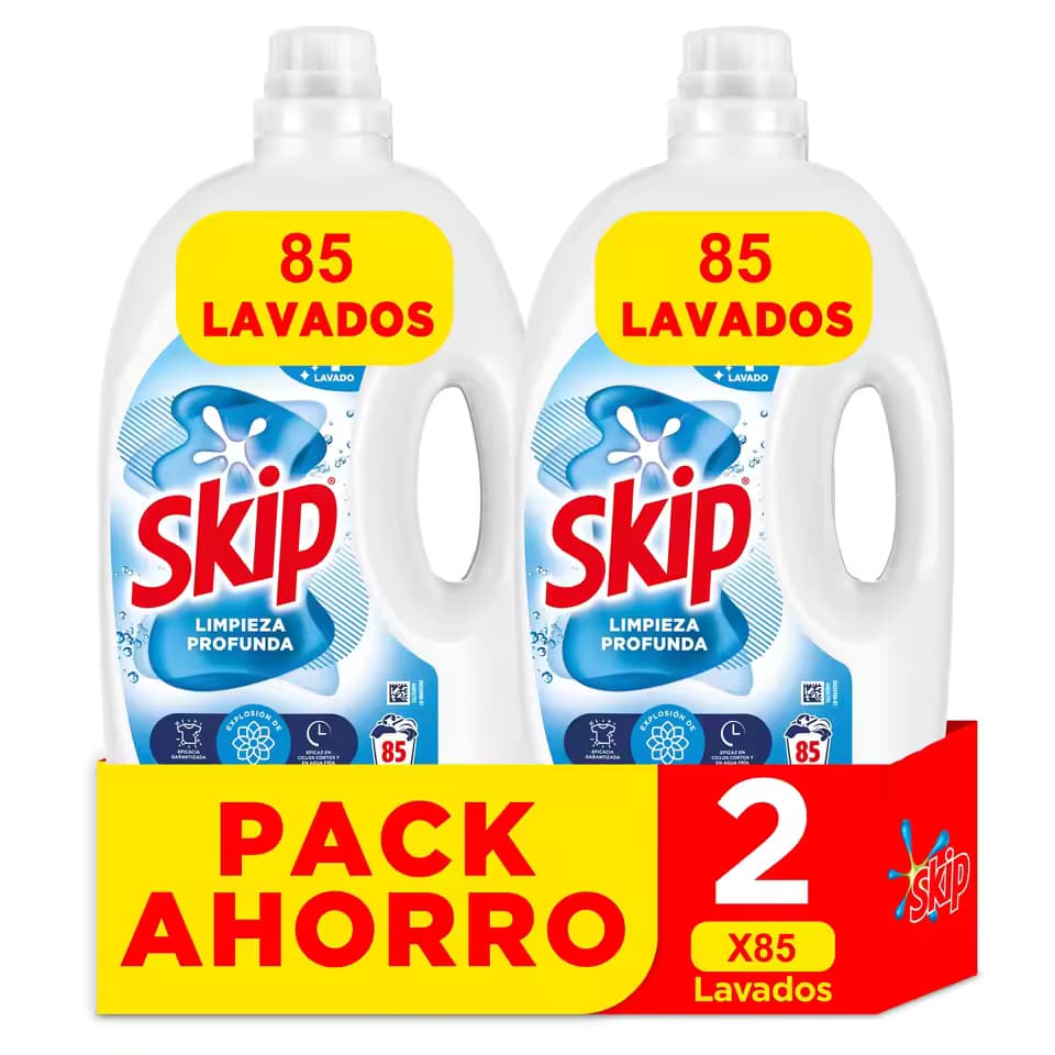 Skip Detergente Pack Liquido para la Ropa (Desde España)