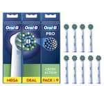 9 cabezales Oral B Pro