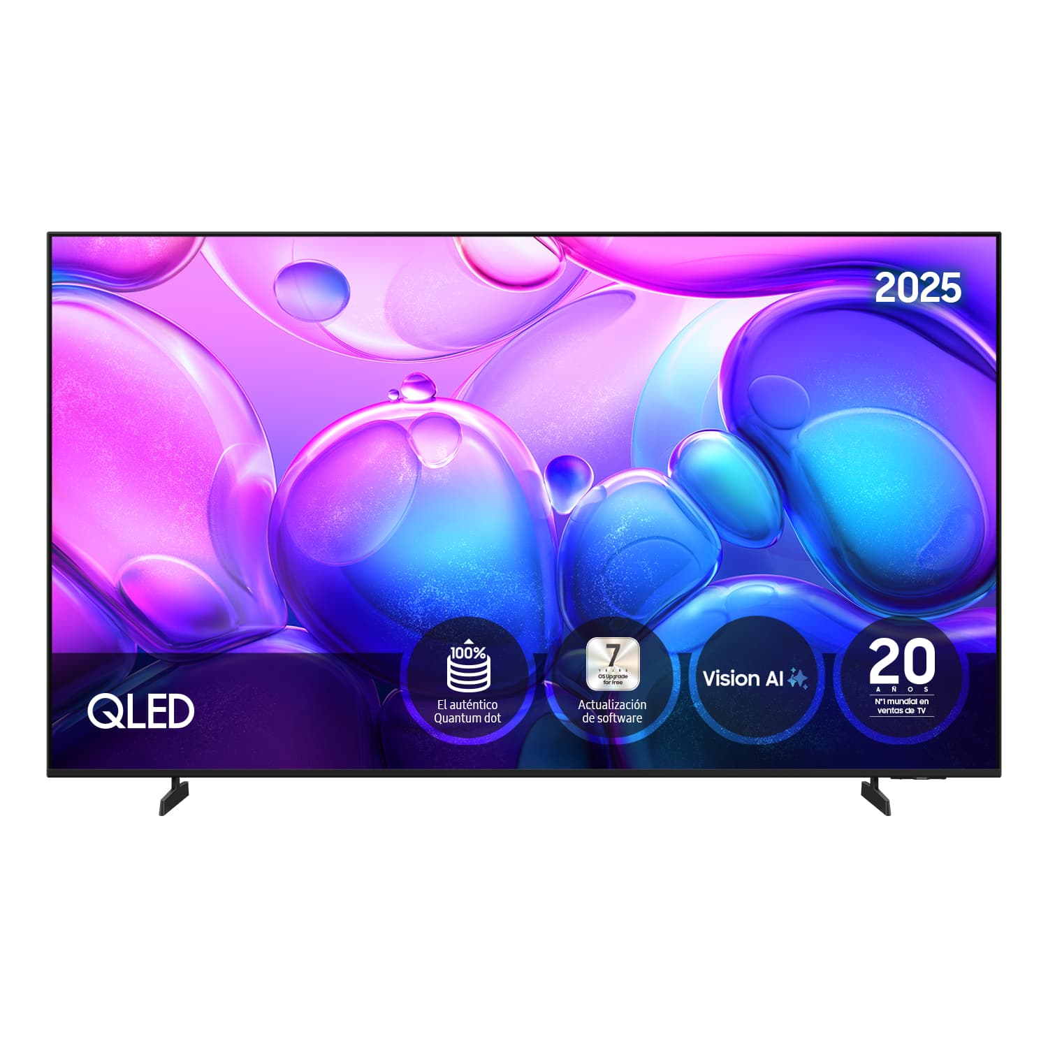TV 85" QLED Q6F 4K Samsung Vision AI Smart TV 2025