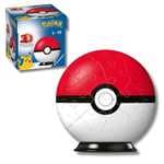 Ravensburger - Puzzle 3D Niños Pokemon Pokeball | Puzzles 3D para Niños De 6 Años O Más | Maquetas para Montar De 55 Piezas