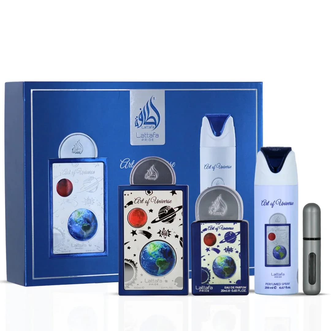 Lattafa Pride Art Of Universe Set 100ml+200ml+20ml (Desde España)