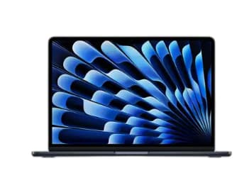 Portátil Apple MacBook Air 13.6" Medianoche (Chip M4 10-core CPU, 8-core GPU, 16GB RAM unificada, 256GB SSD, Liquid Retina, macOS)