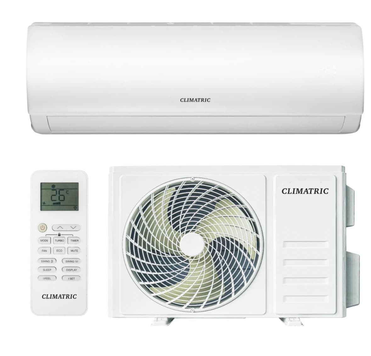 Aire Acondicionado Split 3000 frigorías Climatric CLITWF-12DC24,1x1,Wifi,Bomba de Calor Inverter A++/ A+++