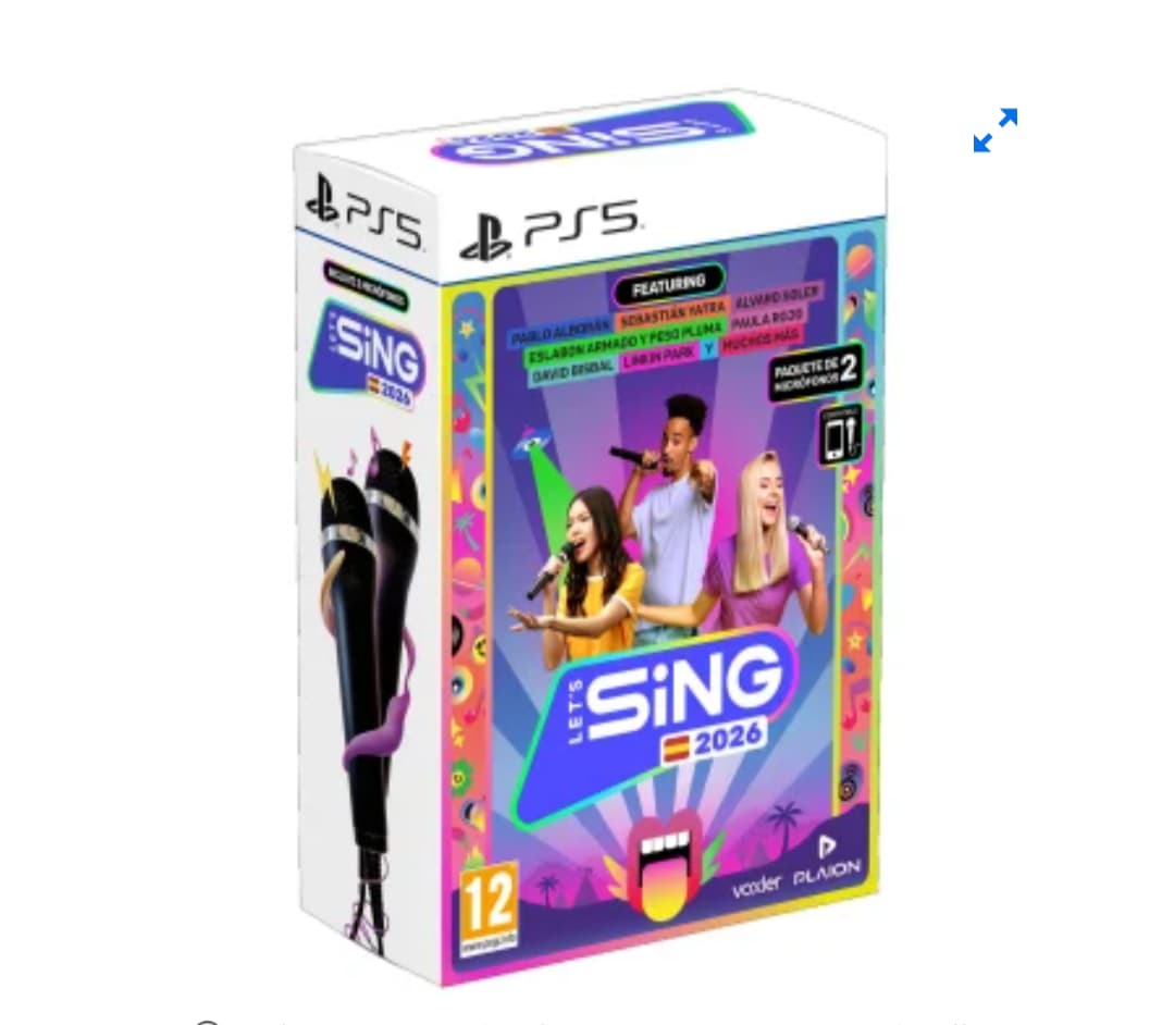 Let´s Sing 2026 con 2 Micrófonos para PS5