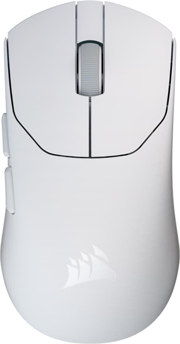Ratón inalámbrico ultraligero gaming FPS Corsair Sabre V2 Pro - 33K DPI, 36 g peso,interruptores mecánicos, hasta 70 horas,Blanco / negro