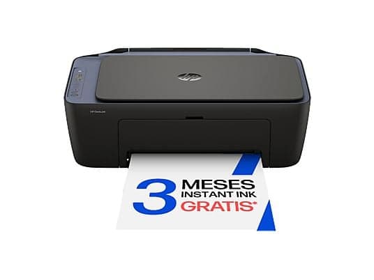 Impresora multifunción tinta – HP DeskJet 2921, Impresión, Copia, Escáner, Wi-Fi, HP Instant Ink, Gris + 5€ instant ink
