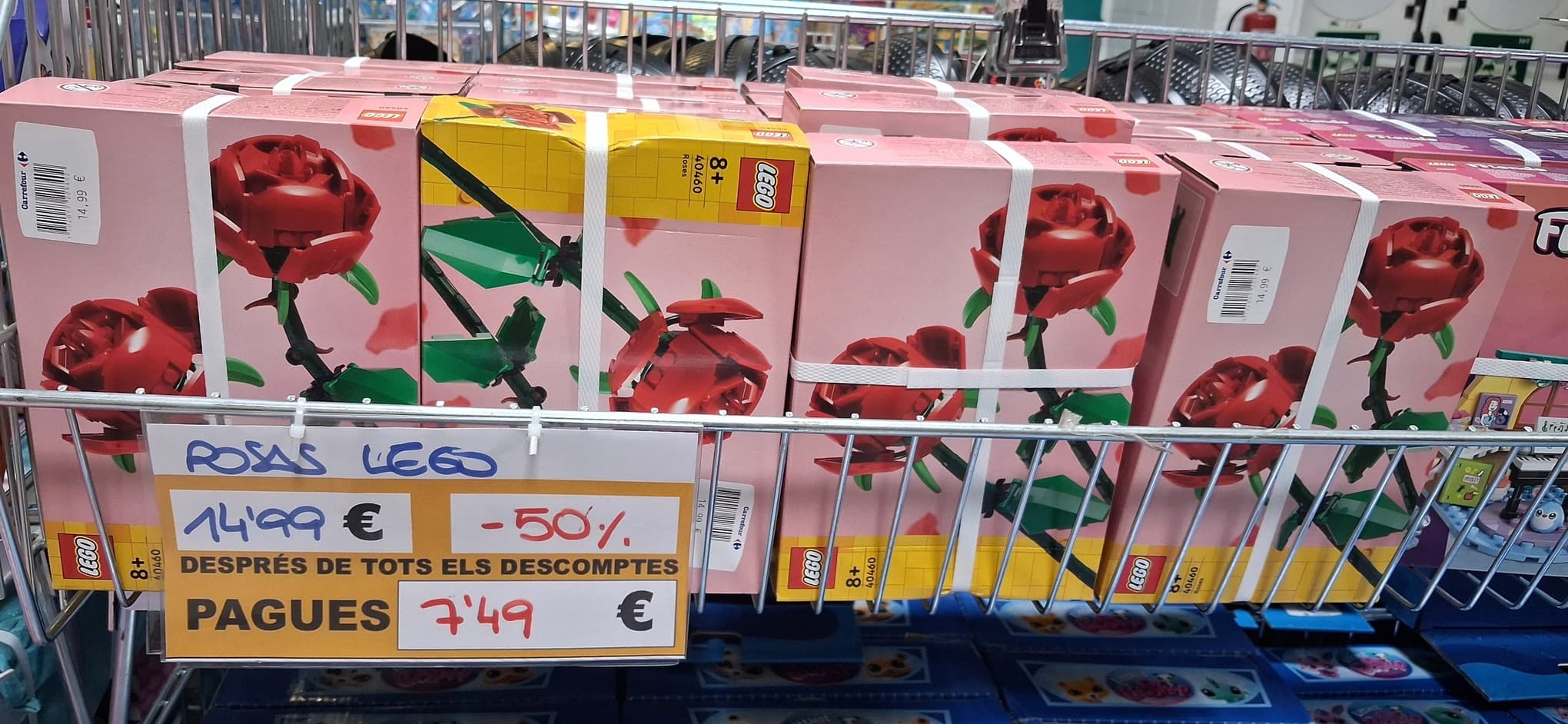 Lego 40460 Botanical Rosas Carrefour Outlet Terrassa