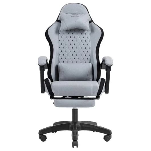 Mars Gaming Mgc-x Silla Gaming Ergonómica Tejido Transpirable Cojín Cervical Y Lumbar Blanco