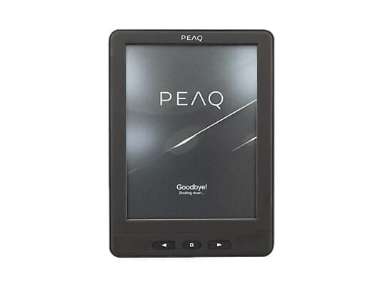 eBook - PEAQ Paperlight, 6", 4GB, 1024x758 pixels, 16 Niveles de Gris, Incluye Funda Protectora, Pantalla Retroiluminada, Negro