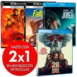 2x1 en películas Blu-Ray - GAME