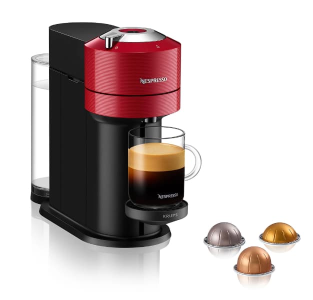 Cafetera NESPRESSO Krups Vertuo Next XN9105 (1500W, Tecnología Centrifusión)