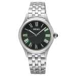 Seiko Reloj analógico de Cuarzo para Mujer con Correa de Acero Inoxidable SUR611P1