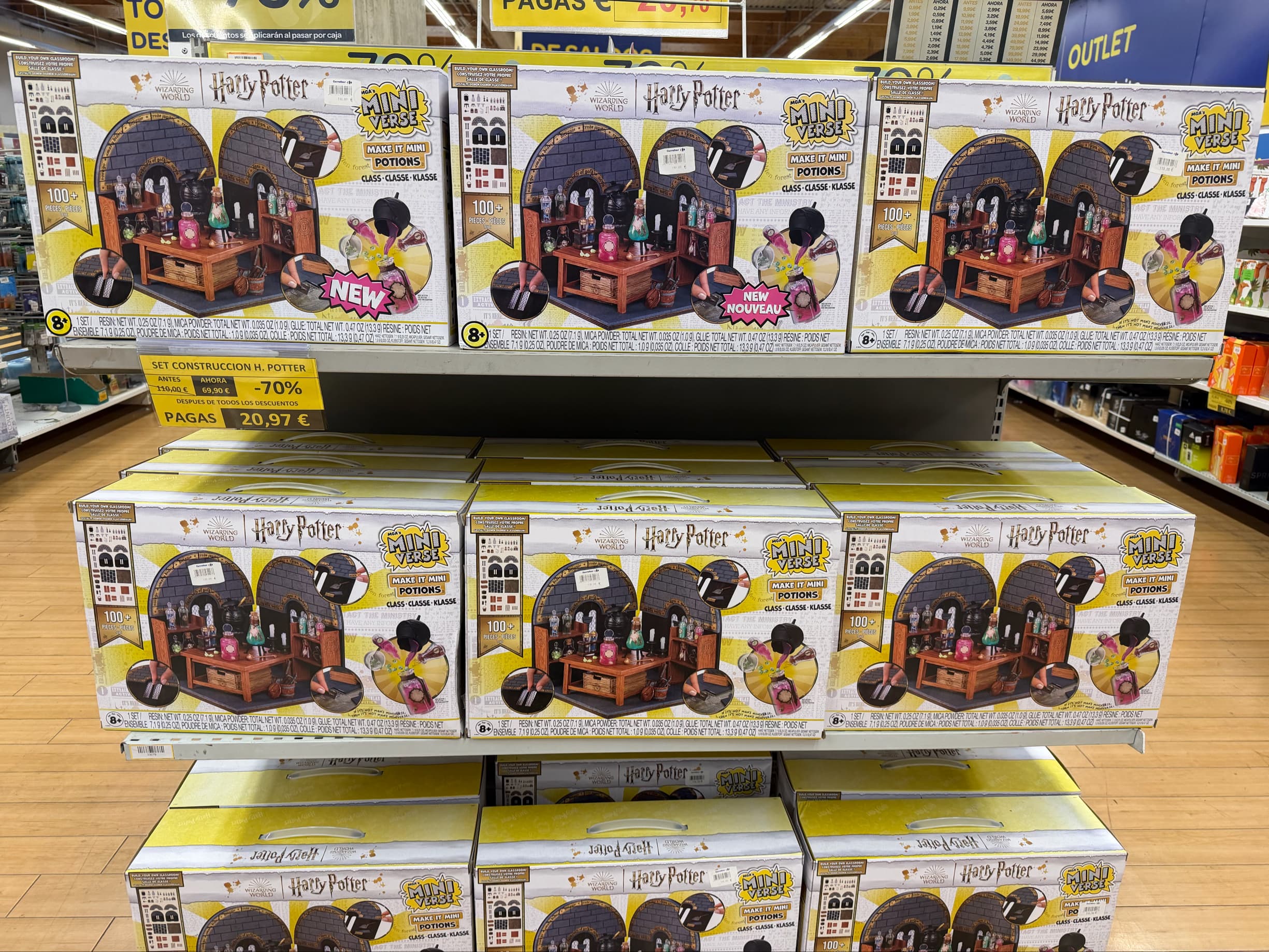 Miniverse Clase de pociones Harry Potter (Carrefour Atalayas, Murcia)