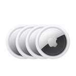 Apple AirTag, Rastreador inteligente, Paquete de 4, Compatible con iPhone o iPad, IP67 Resistencia a salpicaduras, agua y polvo, Blanco