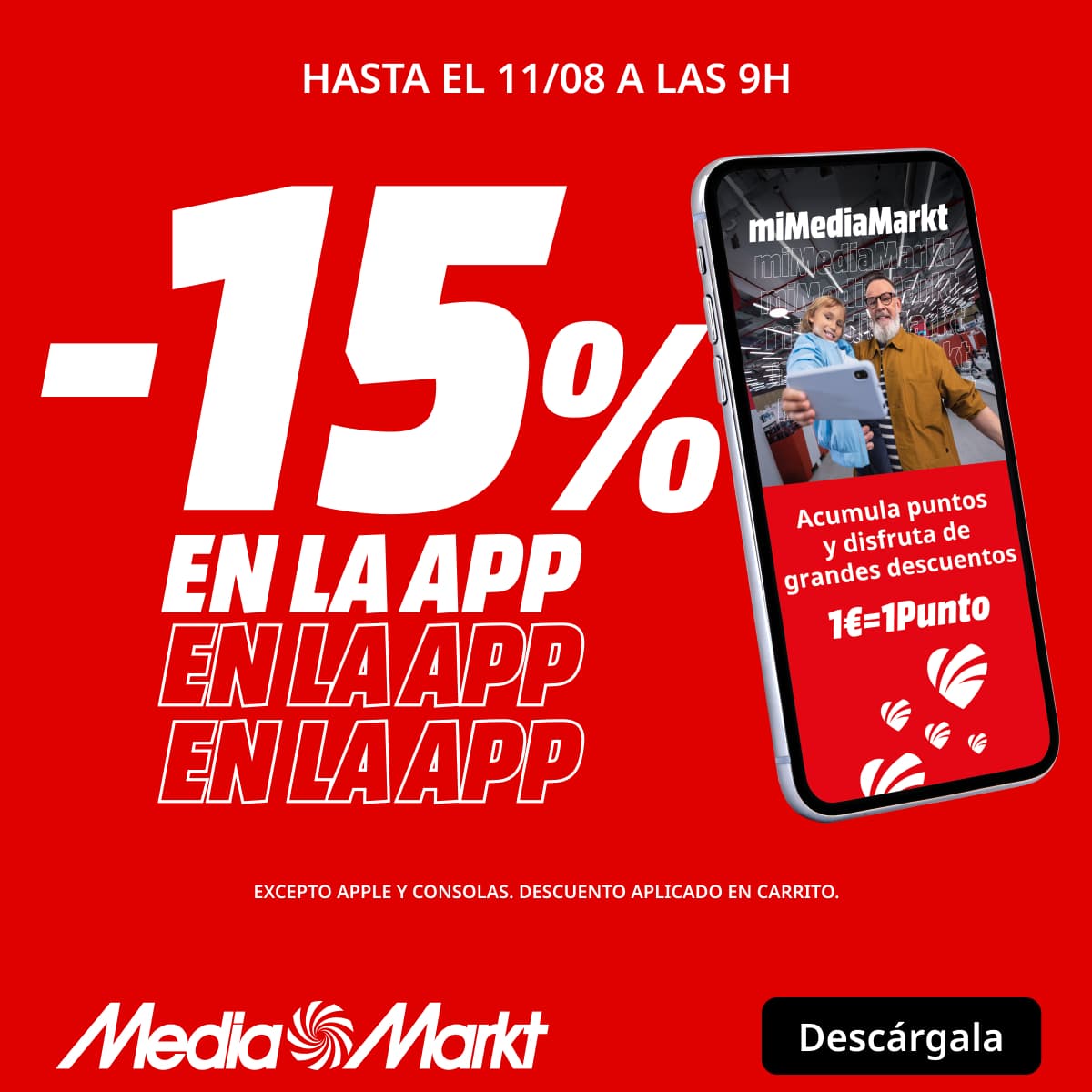 -15% SÓLO desde la APP | Mediamarkt