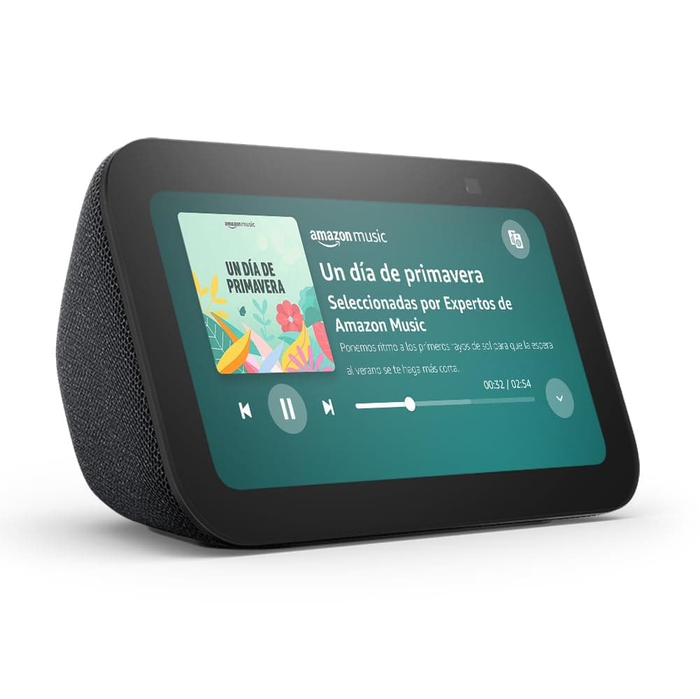 Echo Show 5 (Última generación) | Pantalla táctil inteligente para controlar tus dispositivos | Antracita, con Acceso Anticipado a Alexa+