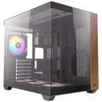 Torre PC Caja de PC Antec CX800 Gaming ATX Vidrio Templado RGB Negro Madera