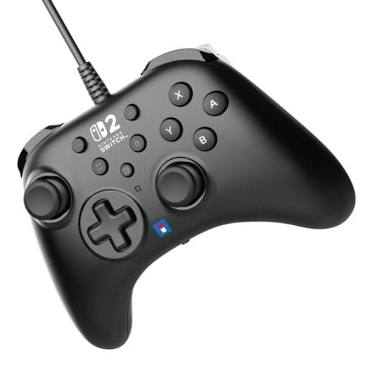 Gamepad Hori Nintendo Switch 2 USB Alámbrico Negro Botones Programables