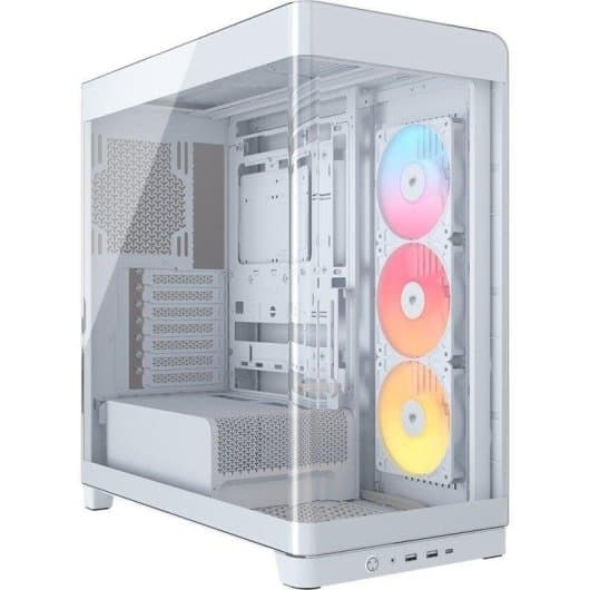 Torre PC Torre Corsair 4500X RS-R ARGB Midi Tower Cristal Templado USB-C Blanca