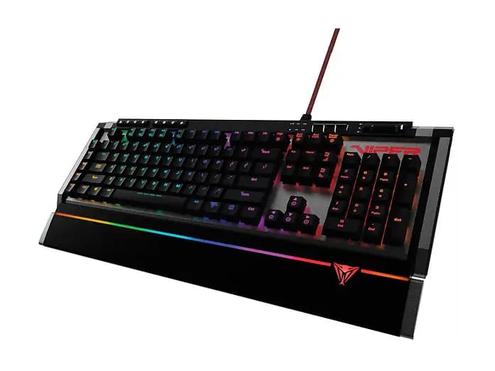 Teclado - PATRIOT MEMORY Viper Patriot V770 Teclado mecánico/RGB, USB, Teclas iluminadas, Negro