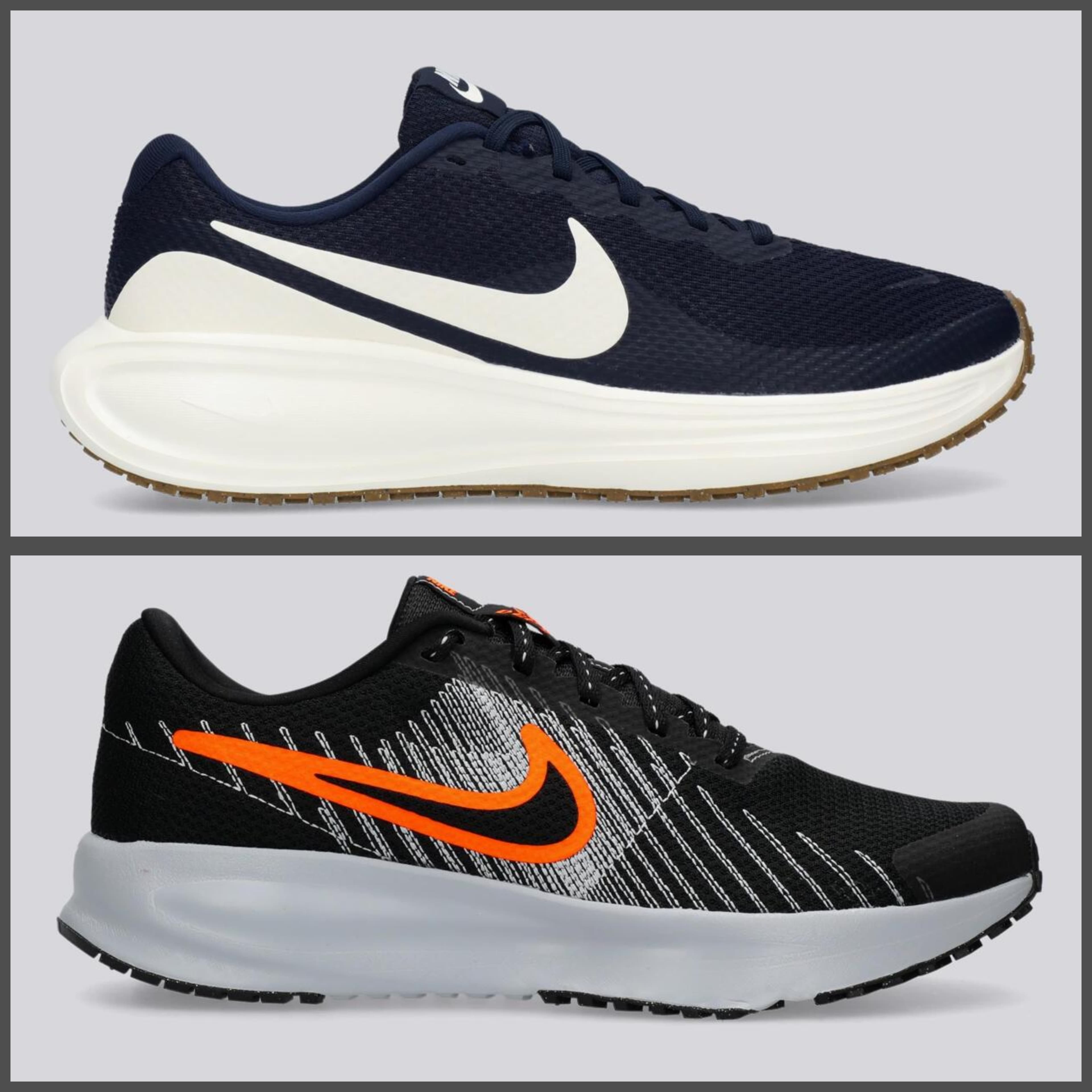 Nike Revolution 8 o Nike Run Defy por 34,99€ . Tallas 40 a 46. Envío gratuito a tienda