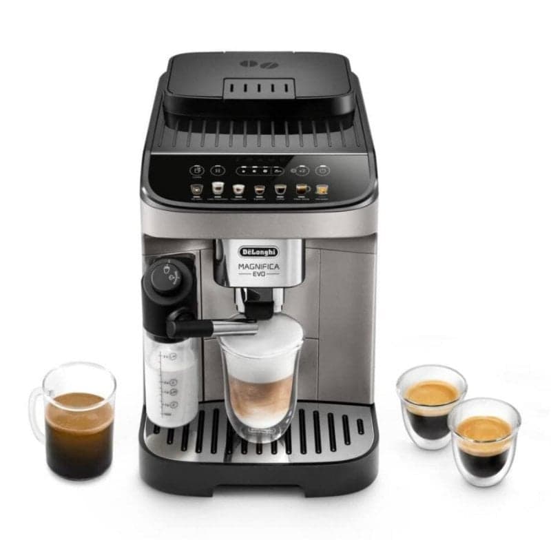De'Longhi Magnifica Evo: Cafetera Superautomática 15 Bares con Depósito de Leche y Molinillo