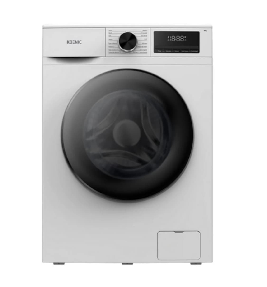 Lavadora Koenic KWM 8113 – 8 kg, 1400 rpm, motor inverter