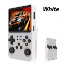 Consola de Videojuegos Retro Portátil R36S, Linux Pantalla IPS 64GB, 15000 Juegos - BLANCA - [ENVIO DESDE ESPAÑA]