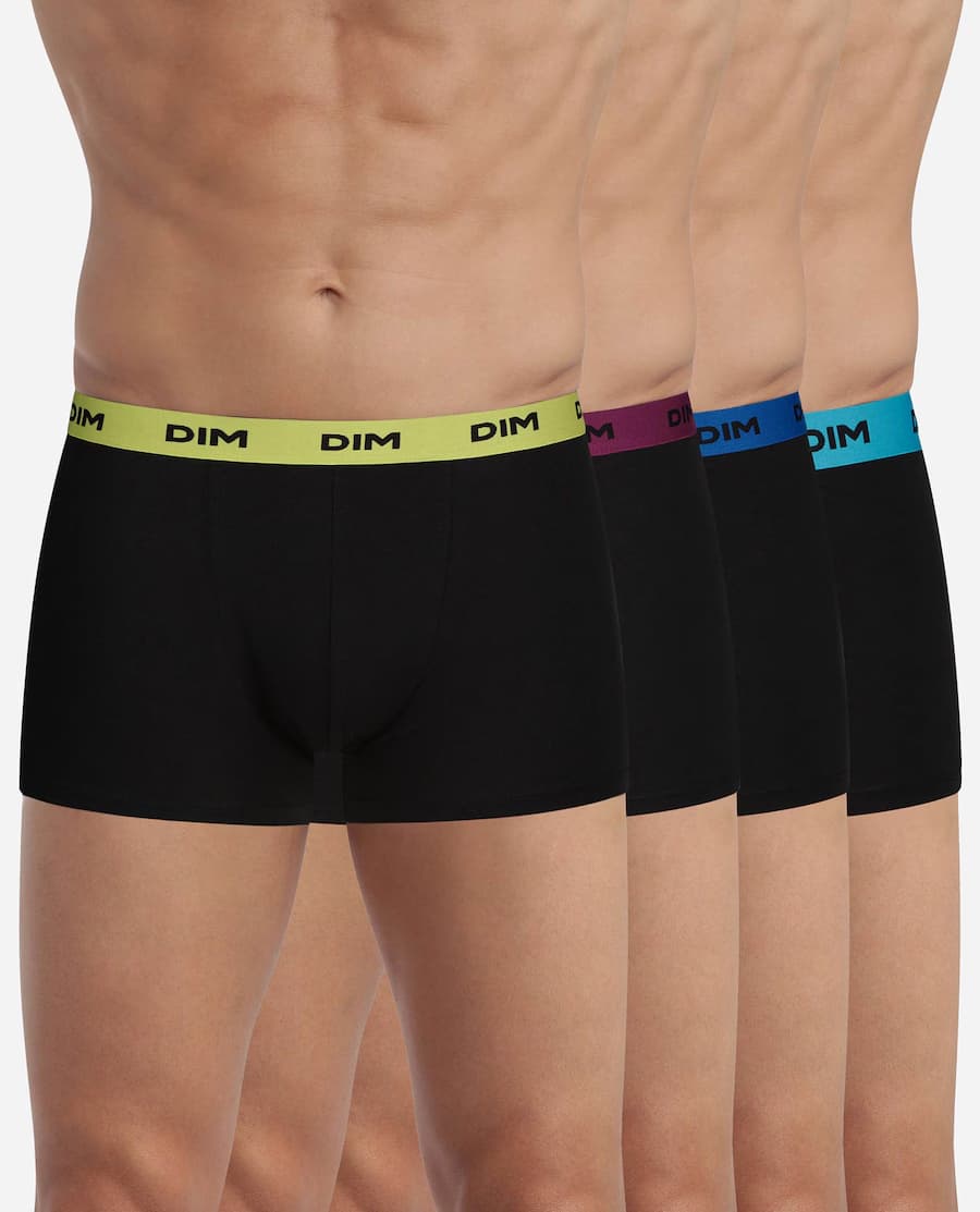 Pack de cuatro bóxers de algodón DIM [+ Modelos en descripción]
