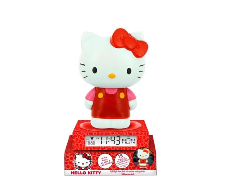 Lámpara despertador 3D Hello Kitty