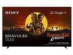 TV OLED 65" - Sony BRAVIA 8A, 4K UHD HDR, Google Smart TV, Gaming PS5, IMAX Enhanced, Dolby Atmos/Vision, Chromecast, Apple Airplay,