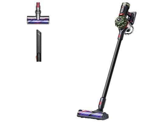 Aspirador escoba Dyson V8 Cyclone Negro (150W, 60 min de autonomía) con accesorio rinconera