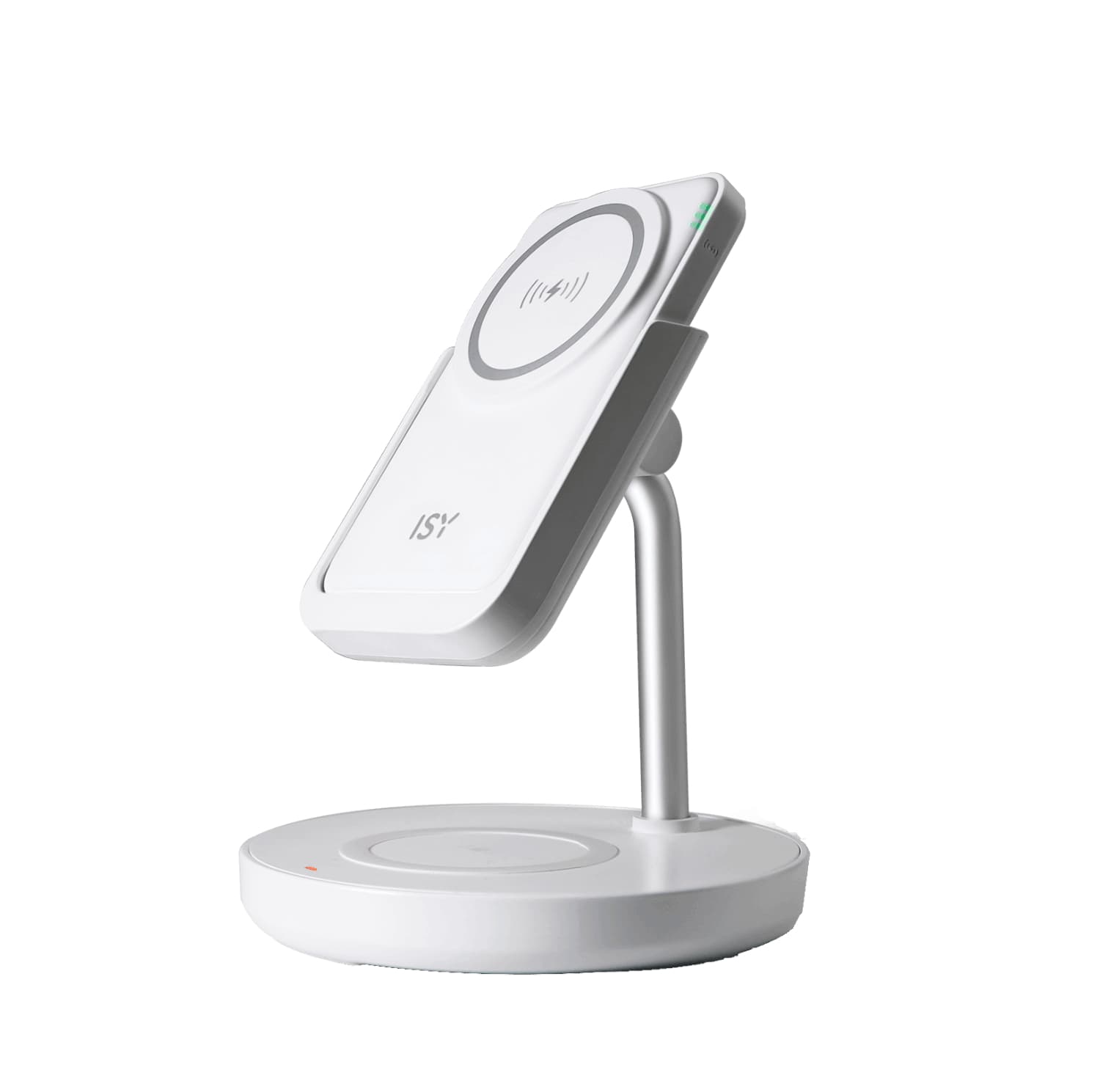 Cargador móvil inalámbrico ISY IMC 5210, 2 en 1, MagSafe, 5000 mAh, blanco