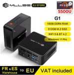 Mini PC MLLSE G1 | AMD Ryzen5 5500U | 16GB DDR4 + 512GB SSD | WiFi-5, BT4.2 | Win11 Pro