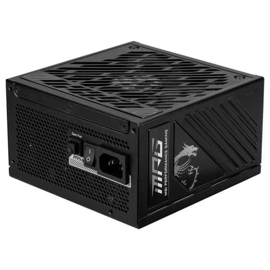 MSI MPG A1250GS PCIE5 Fuente de alimentación, 1250 W, 80 Plus Gold, ATX 3.1, Tier A [Reaco: Como nuevo]