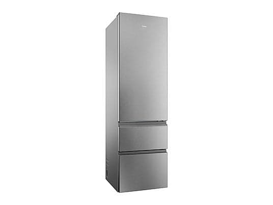 Frigorífico combi - Haier Series 3 HTR3620DNMG, No Frost, 205 cm, 414 l, Fresh 0°C, Direct Access, Inox