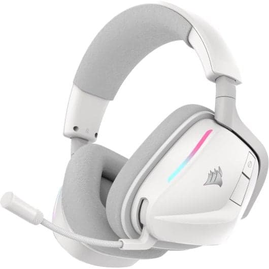 Auriculares Corsair Void V2 Wireless Blancos (Dolby Atmos, transductores 50mm, micro omnidireccional, PC/PS5, en PcComponentes)