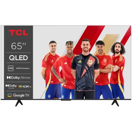 Smart TV QLED 65" (165,1 cm) TCL 65P71K, 4K UHD, 60 Hz, Procesador AiPQ Pro, Dolby AC4 Dolby TrueHD, Dolby Atmos DTS Virtual-X, Google TV