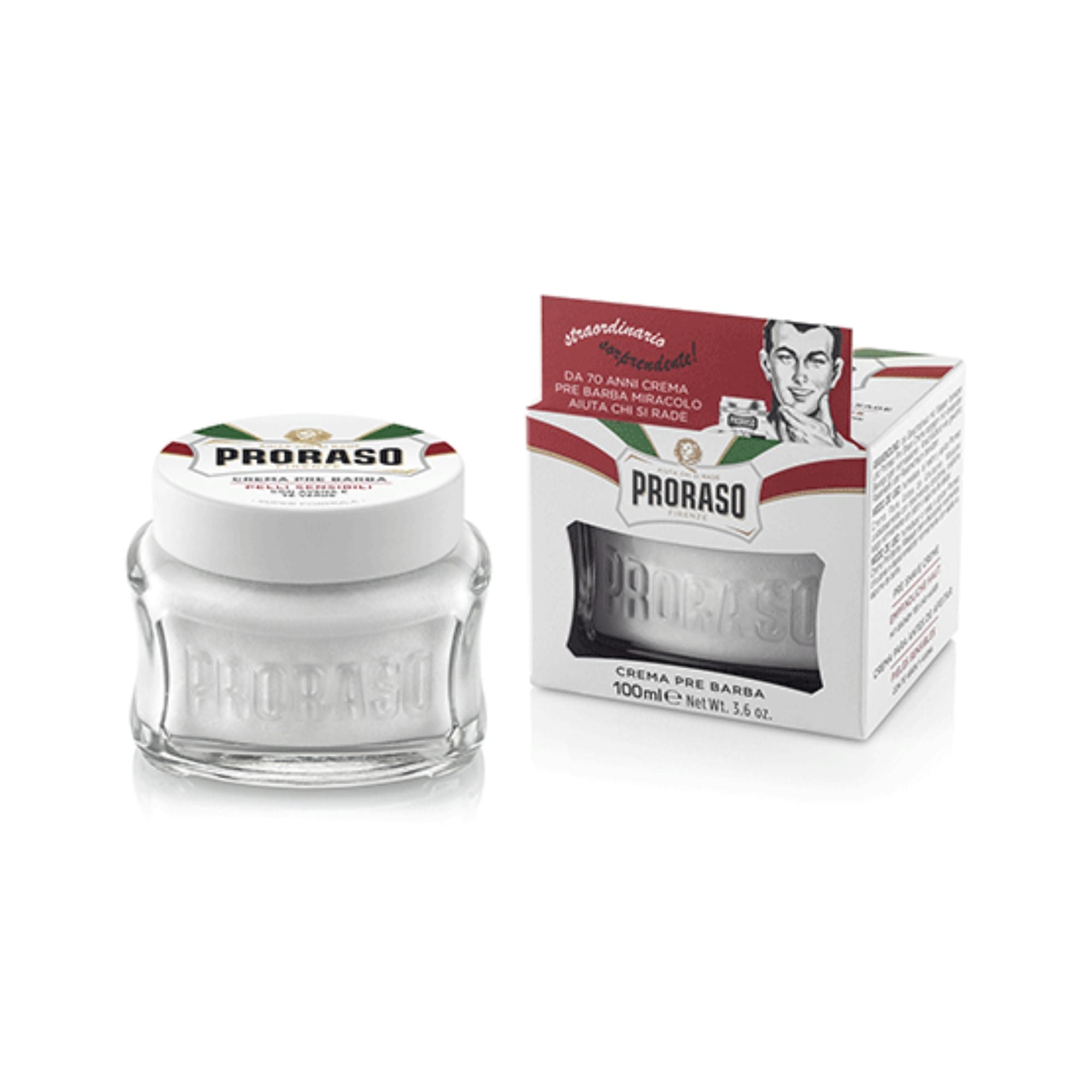 Proraso Crema de Pre Afeitado, Piel Sensible, 100 ml