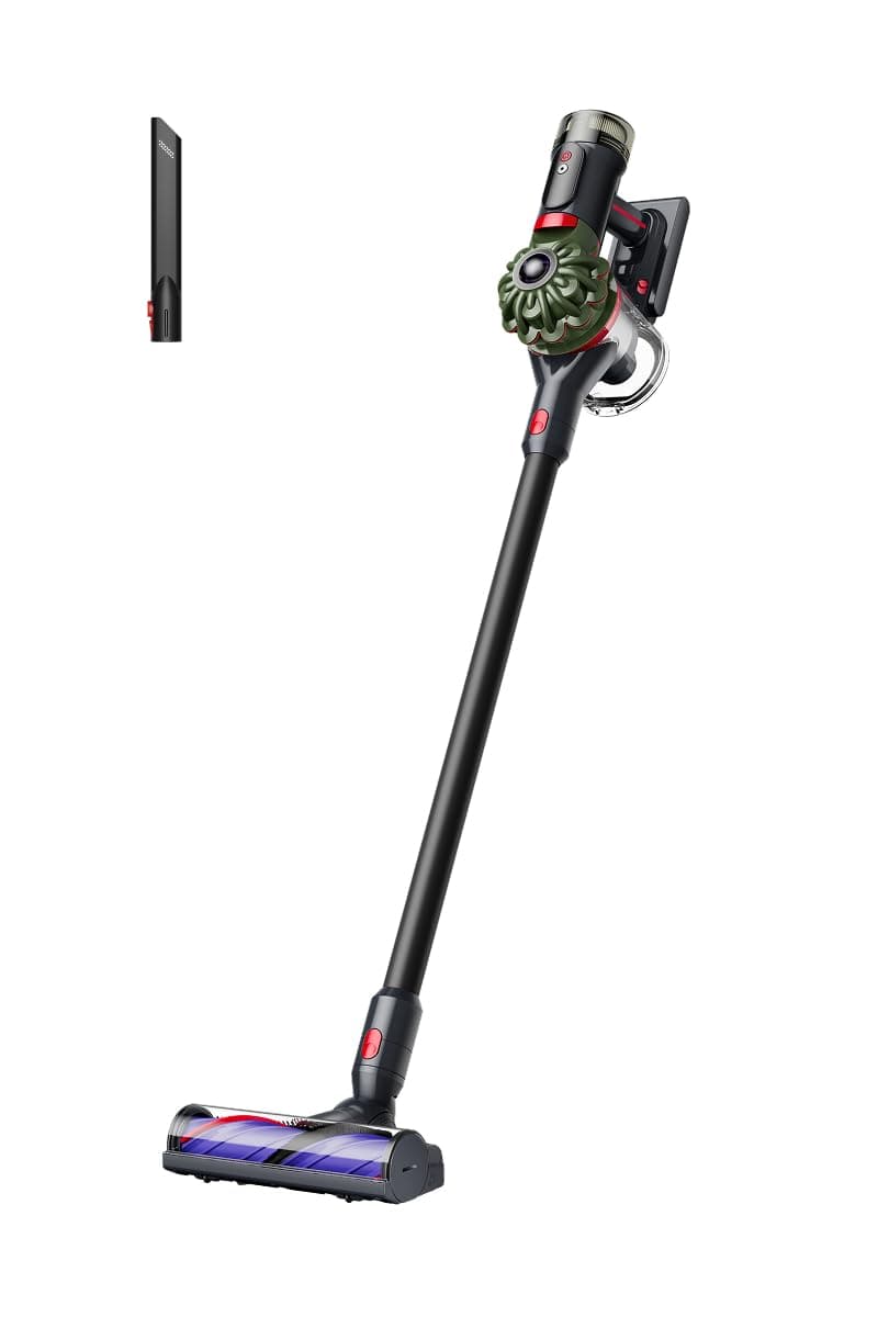 Aspirador escoba - Dyson V8 Cyclone, Potencia succión 150 W, Autonomía 60 min, Rinconera, Negro