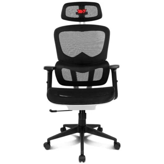Drift DRAIR200 Mesh Silla Gaming Ergonómica Transpirable y Regulable Negra/Blanca (MINIMO HISTÓRICO)