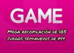Mega recopilación de 105 juegos seminuevos de ps4 en game