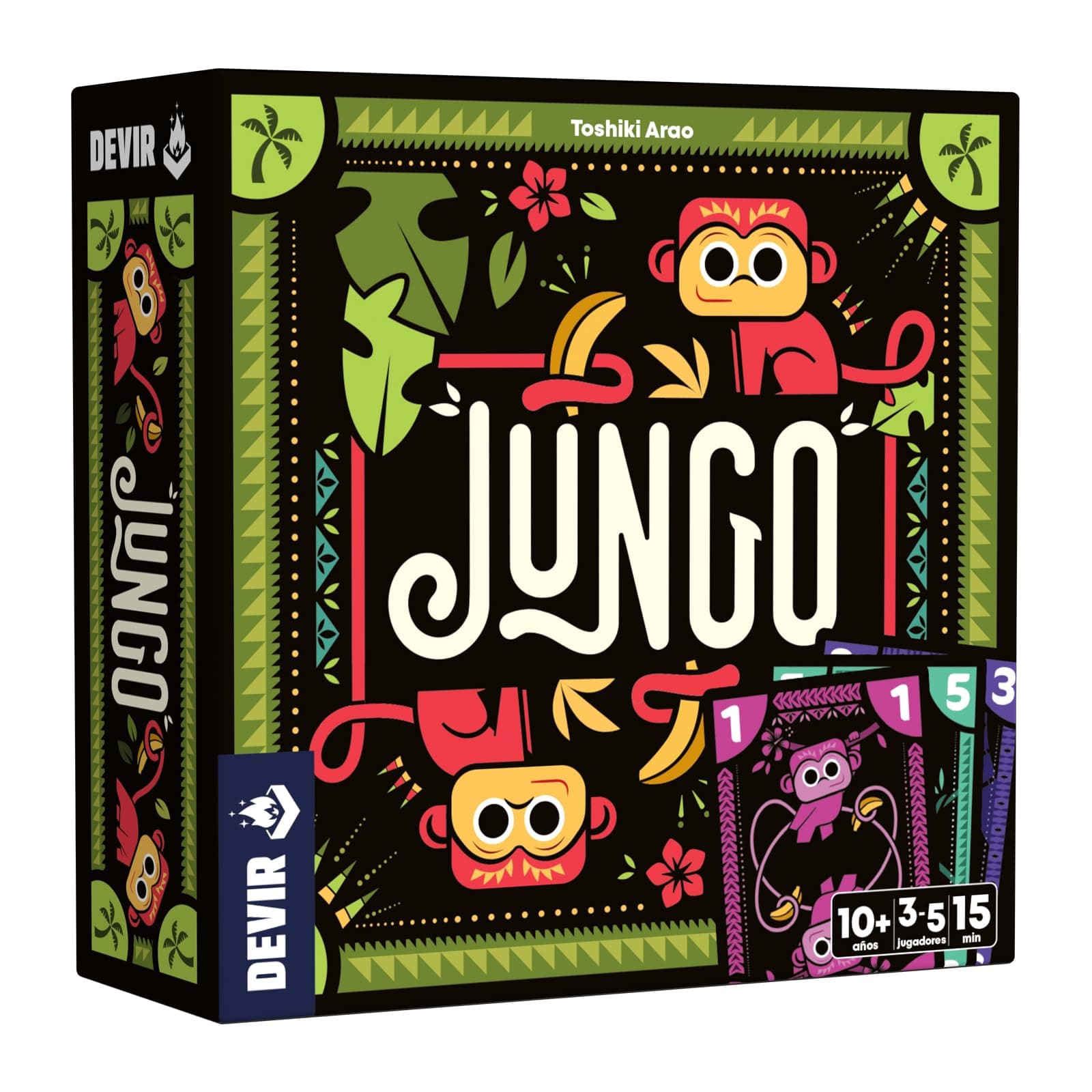 Jungo, Juego de Cartas Portátil, Party Game, Versión Española - Devir
