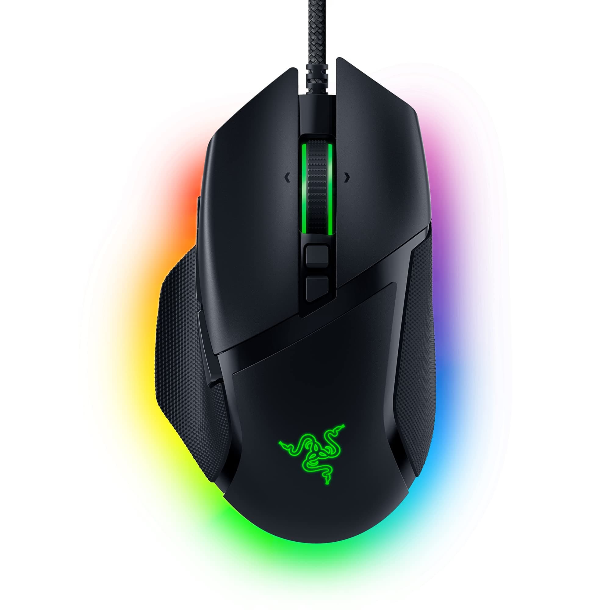 Razer Basilisk V3 - Ratón para Juegos Personalizable con Cable (10+1 Botones Programables, Rueda Inclinable Hyperscroll)