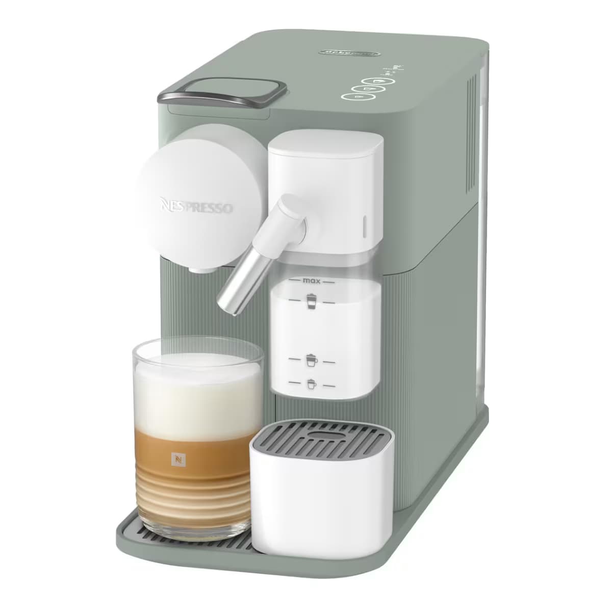 Cafetera de cápsulas automática Nespresso De'Longhi Lattissima One EN510.GR para cápsulas Nespresso Original Verde